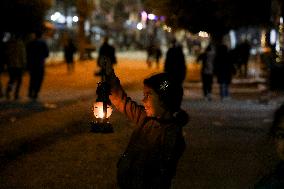 Ramadan night atmosphere from Nuseirat camp