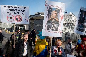Rally at US Embassy in Kyiv