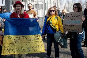 Rally at US Embassy in Kyiv
