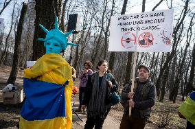 Rally at US Embassy in Kyiv