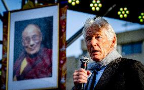 Richard Gere Joins Tibetans and Supporters In The Hague