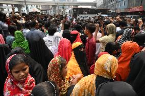 Garments Workers Protest In Dhaka.