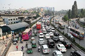 Garments Workers Protest In Dhaka.