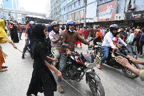 Garments Workers Protest In Dhaka.