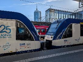 Railway Station Donnersberger Bruecke In Munich