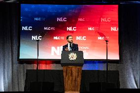 Vice President  JD Vance Gave A Speech At The The National League Of Cities Congressional City Conference