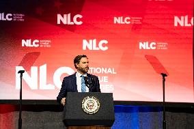 Vice President  JD Vance Gave A Speech At The The National League Of Cities Congressional City Conference