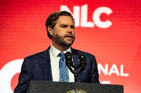 Vice President  JD Vance Gave A Speech At The The National League Of Cities Congressional City Conference