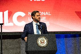 Vice President  JD Vance Gave A Speech At The The National League Of Cities Congressional City Conference