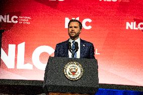 Vice President  JD Vance Gave A Speech At The The National League Of Cities Congressional City Conference