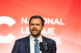 Vice President  JD Vance Gave A Speech At The The National League Of Cities Congressional City Conference