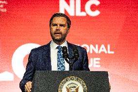 Vice President  JD Vance Gave A Speech At The The National League Of Cities Congressional City Conference