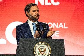 Vice President  JD Vance Gave A Speech At The The National League Of Cities Congressional City Conference