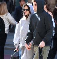 Leni Klum With Her Boyfriend Out - NYC