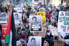 Hundreds Rally To Demand Release Of Pro-Palestinian Activist