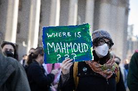Hundreds Rally To Demand Release Of Pro-Palestinian Activist