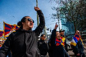 The 66th Tibetan National Uprising Day In The Hague.