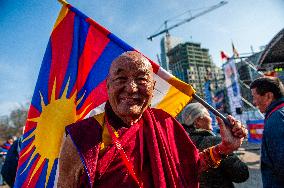 The 66th Tibetan National Uprising Day In The Hague.