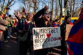 The 66th Tibetan National Uprising Day In The Hague.