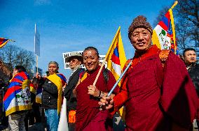 The 66th Tibetan National Uprising Day In The Hague.