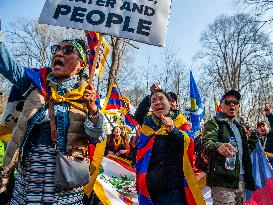 The 66th Tibetan National Uprising Day In The Hague.