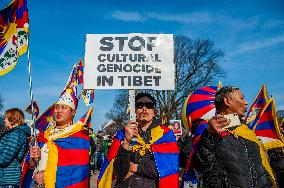 The 66th Tibetan National Uprising Day In The Hague.