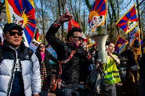 The 66th Tibetan National Uprising Day In The Hague.