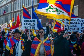 The 66th Tibetan National Uprising Day In The Hague.