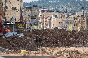 Destruction in The Jenin Refugee Camp - Palestine