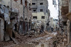 Destruction in The Jenin Refugee Camp - Palestine