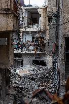 Destruction in The Jenin Refugee Camp - Palestine