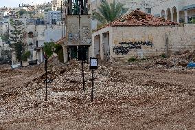 Destruction in The Jenin Refugee Camp - Palestine