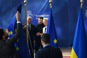 Emergency EU Summit About Ukraine And Defence In Brussels