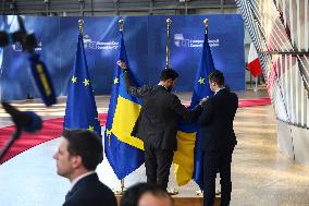 Emergency EU Summit About Ukraine And Defence In Brussels