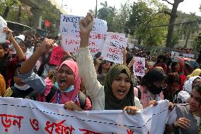 Demonstration In Dhaka, Bangladesh