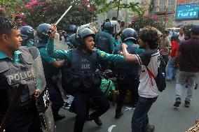 Demonstration In Dhaka, Bangladesh