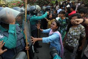 Demonstration In Dhaka, Bangladesh