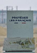President Macron Lays The Foundation Stone For The New DGSI Site - Saint-Ouen