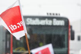 Local Transit Workers On 2 Days Strike In Bonn