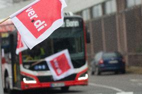 Local Transit Workers On 2 Days Strike In Bonn