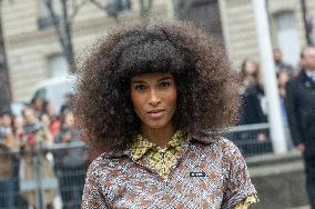 PFW - Miu Miu PAP - Arrivals NB