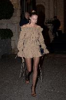 PFW - Kate And Lila Moss Head To Saint Laurent