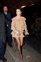 PFW - Kate And Lila Moss Head To Saint Laurent