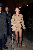 PFW - Kate And Lila Moss Head To Saint Laurent