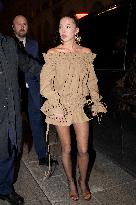 PFW - Kate And Lila Moss Head To Saint Laurent