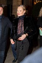PFW - Kate And Lila Moss Head To Saint Laurent