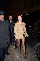 PFW - Kate And Lila Moss Head To Saint Laurent