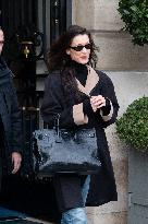 PFW - Bella Hadid Exit The Ritz