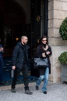 PFW - Bella Hadid Exit The Ritz