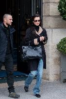 PFW - Bella Hadid Exit The Ritz
